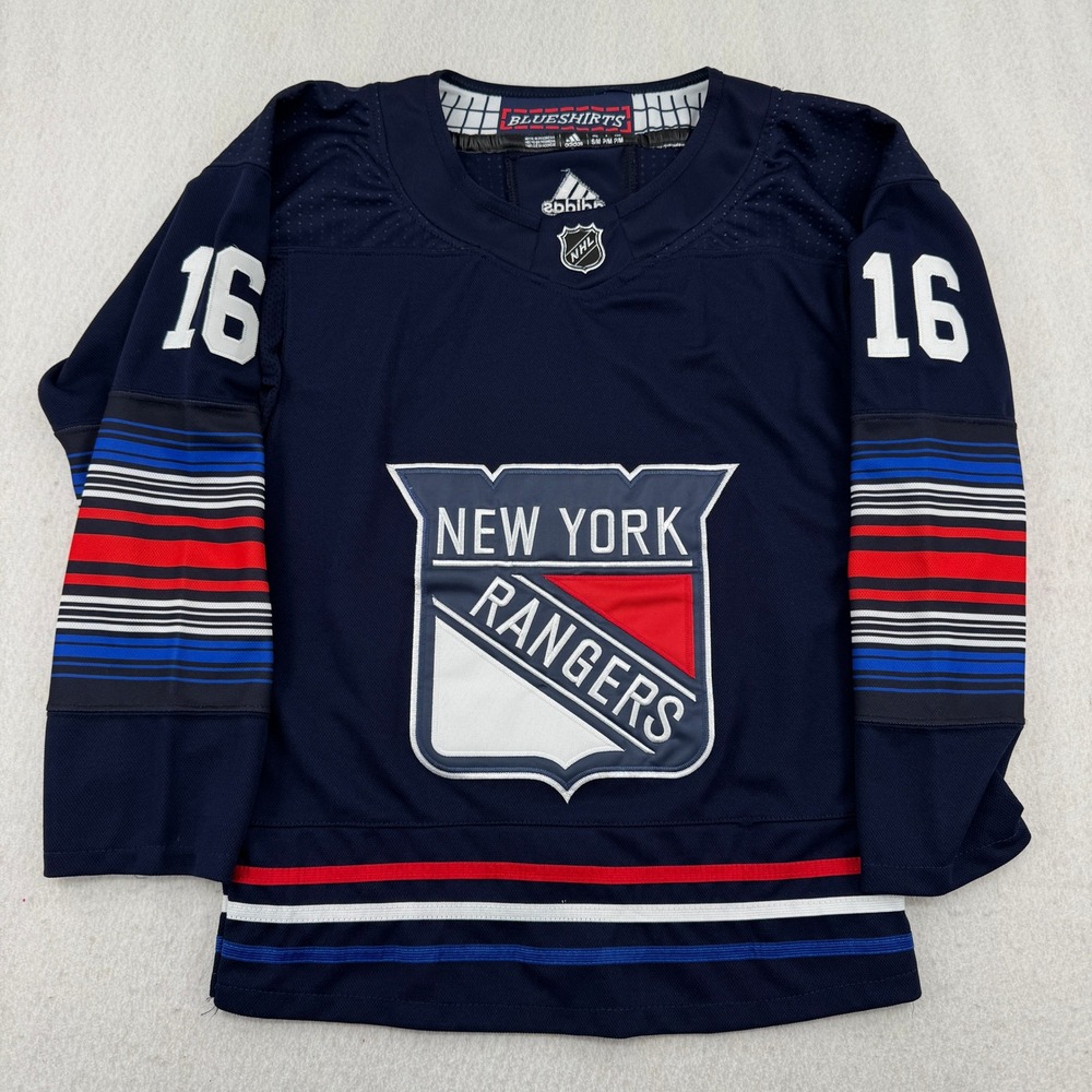 Adidas NHL New York Rangers Vincent Trocheck 16 Jersey Navy Blue Mens S Hockey